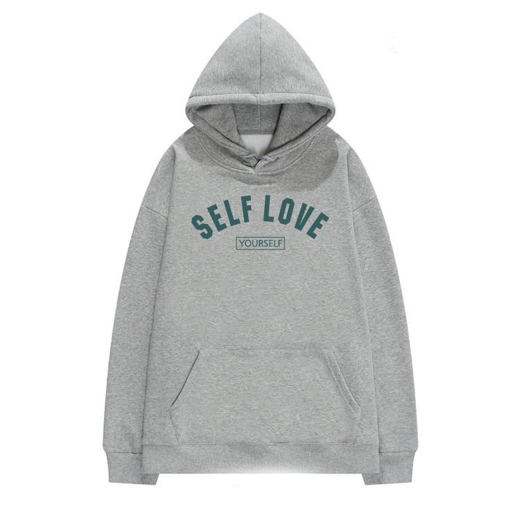 Women's Solid Color Hooded Sweater