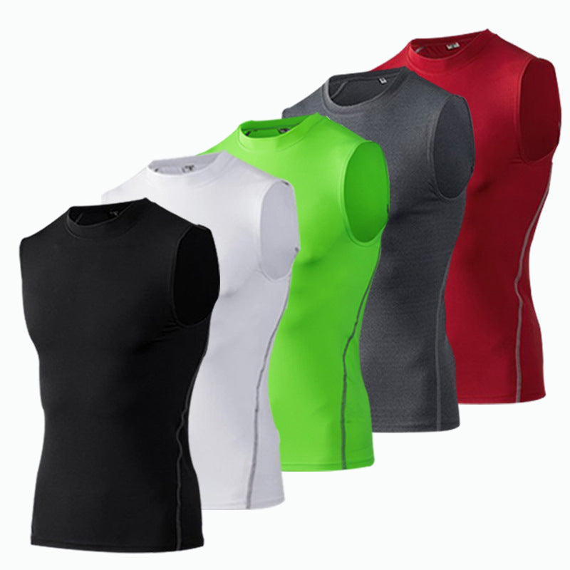 Men's Compression Training Vest - Quick-Dry Athletic Shirt