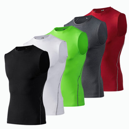 Men's Compression Training Vest - Quick-Dry Athletic Shirt