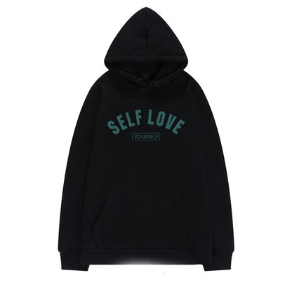 Women's Solid Color Hooded Sweater