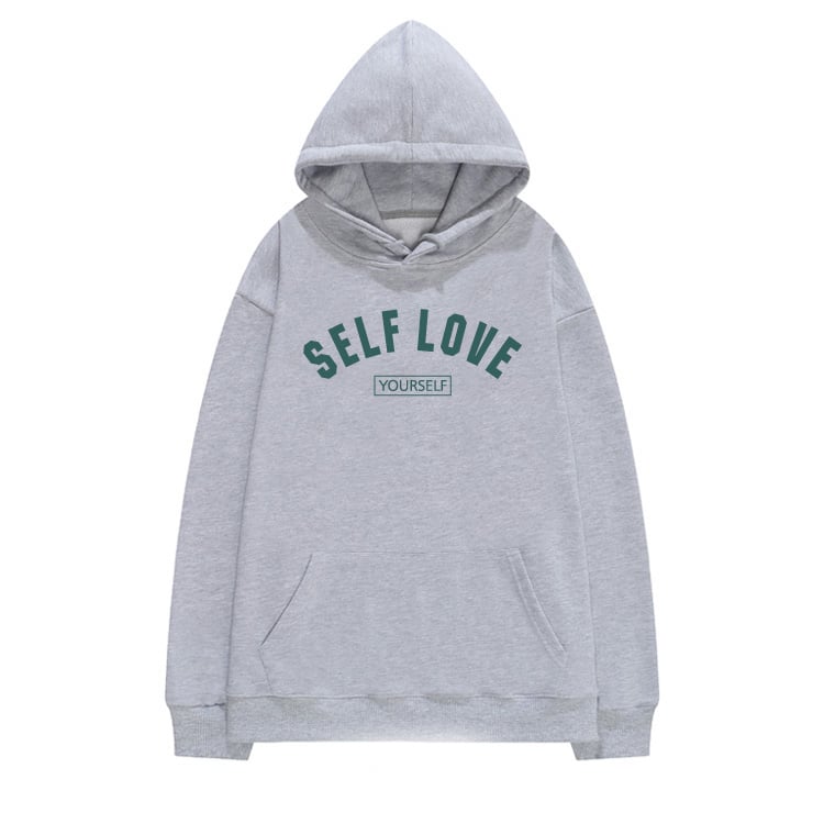 Women's Solid Color Hooded Sweater